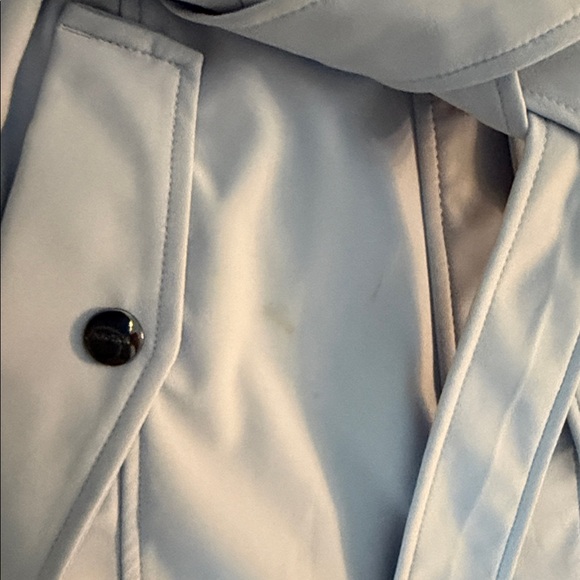💙Nautica Women's Powder Blue Trench Coat- Size M - Picture 13 of 14